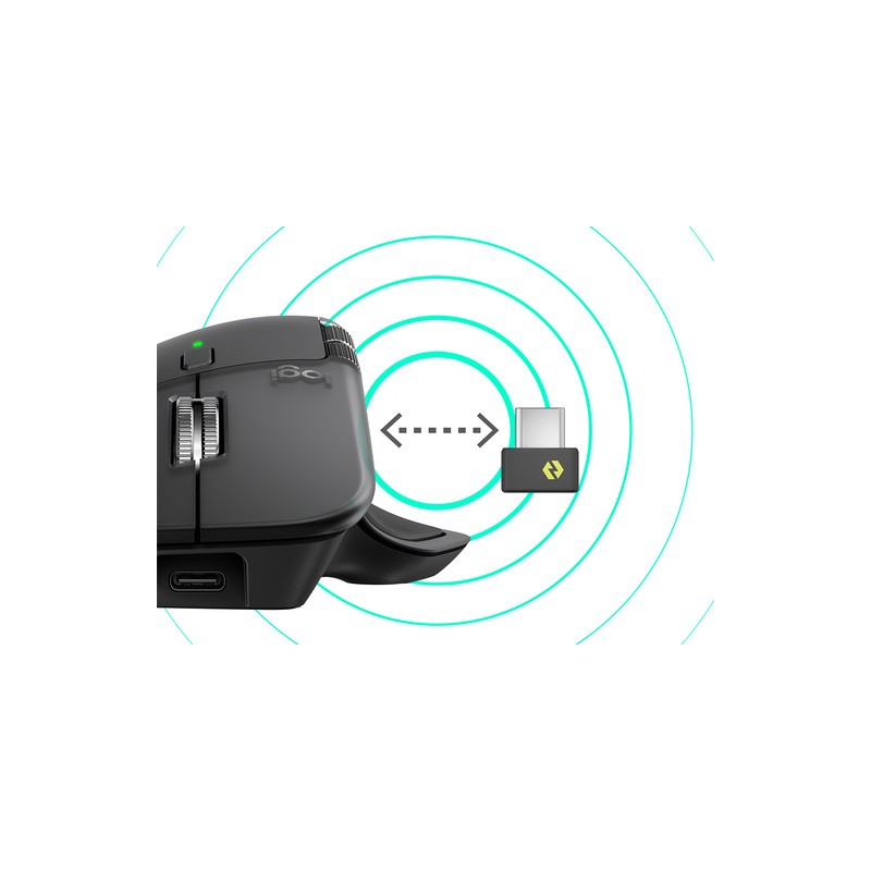 Miška Logitech MX Master 4, grafitna