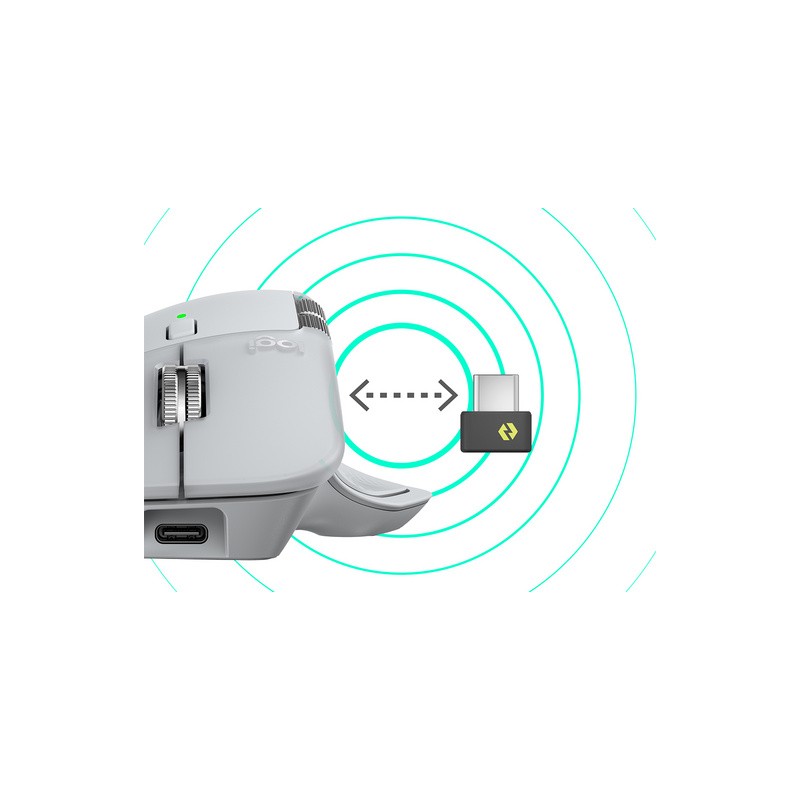 Miška Logitech MX Master 4, siva