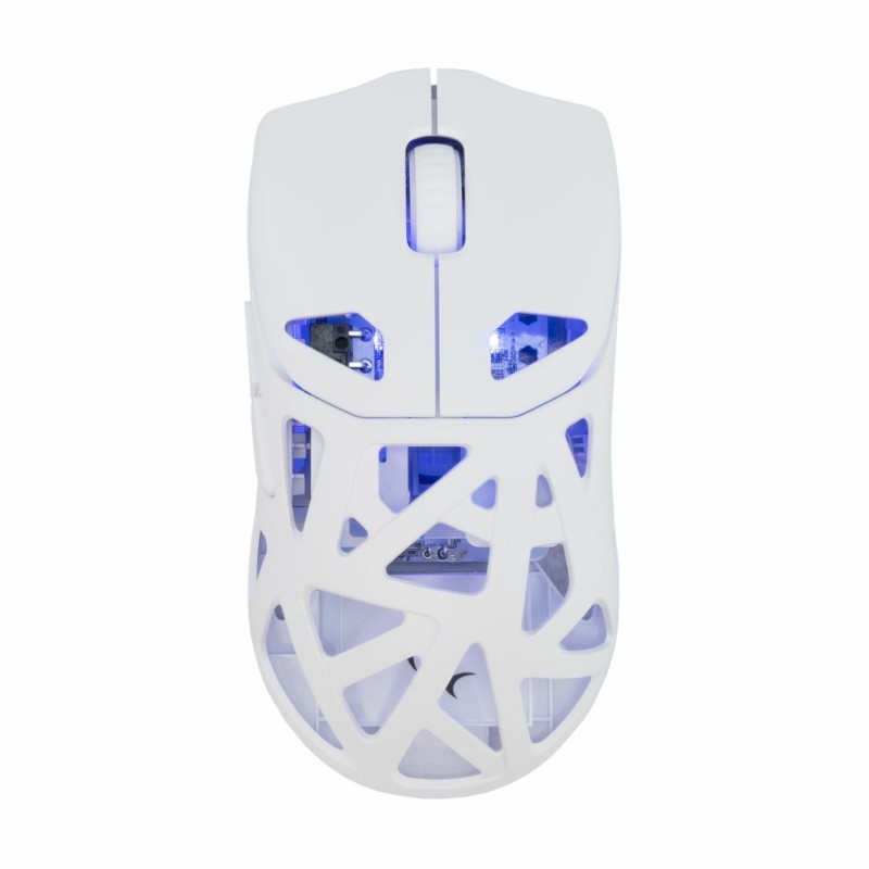 Miška WHITE SHARK WGM-5019 DAGONET, bela