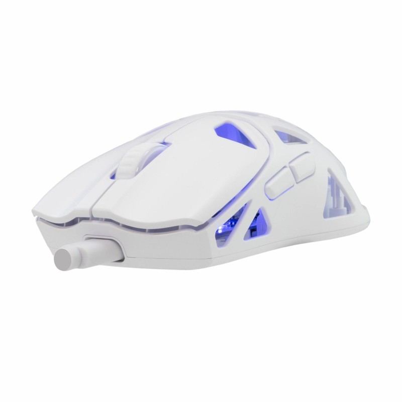 Miška WHITE SHARK WGM-5019 DAGONET, bela