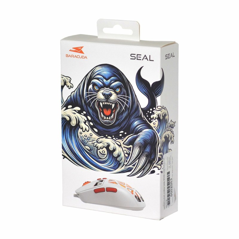 Miška BARACUDA BGM-092 SEAL, bela