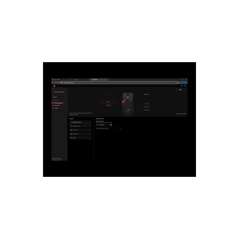 Miška ASUS ROG Gladius III Core