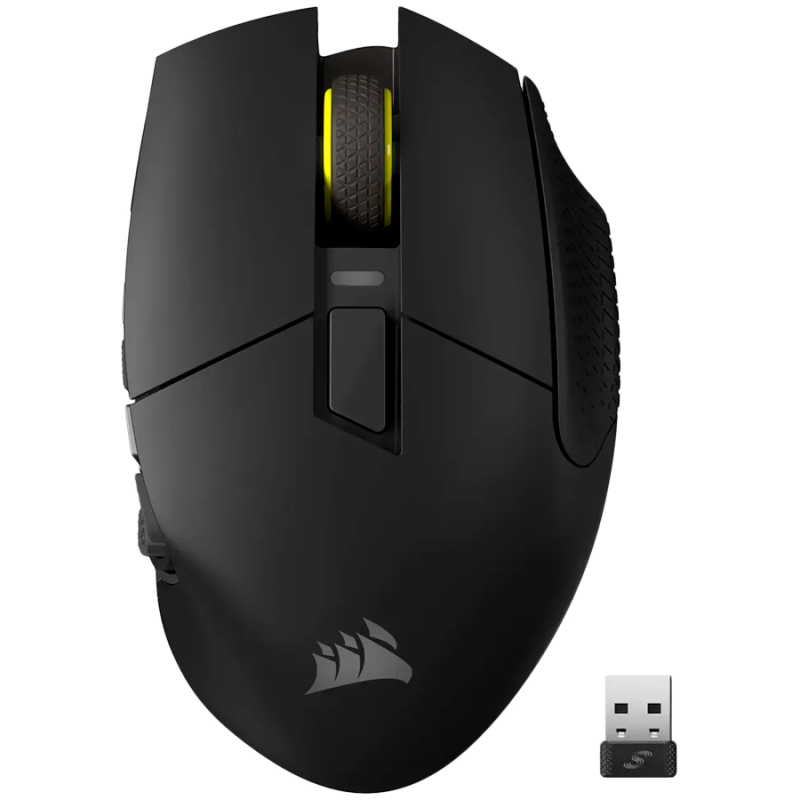 Miška Corsair Scimitar Elite SE, črna