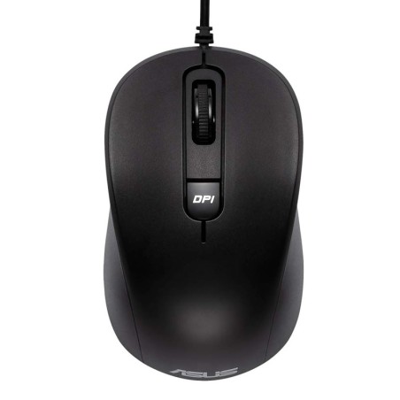 Miška ASUS MU101C Wired Blue Ray Mouse, črna