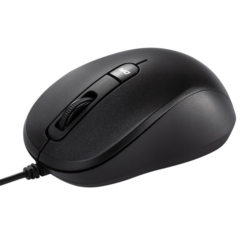 Miška ASUS MU101C Wired Blue Ray Mouse, črna