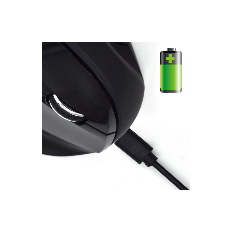 Miška brezžična Ewent Ergonomic Vertical, črna, EW3158