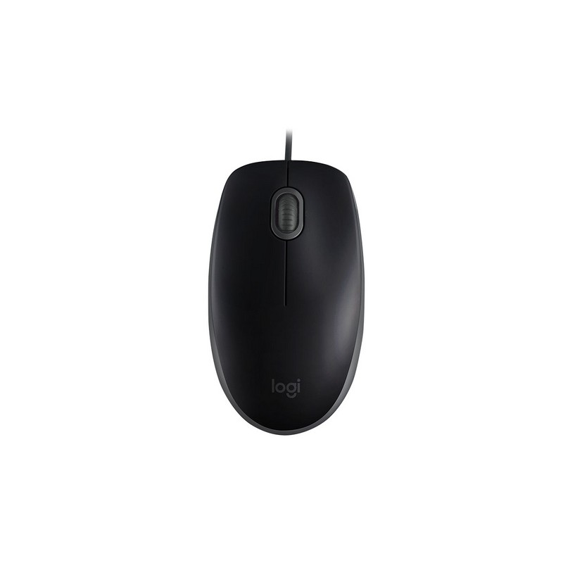 Miška USB Logitech B110 Silent, črna