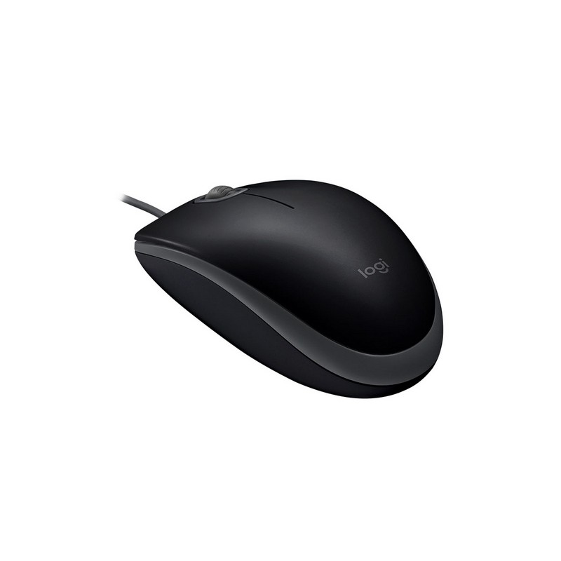 Miška USB Logitech B110 Silent, črna