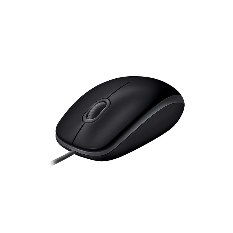 Miška USB Logitech B110 Silent, črna