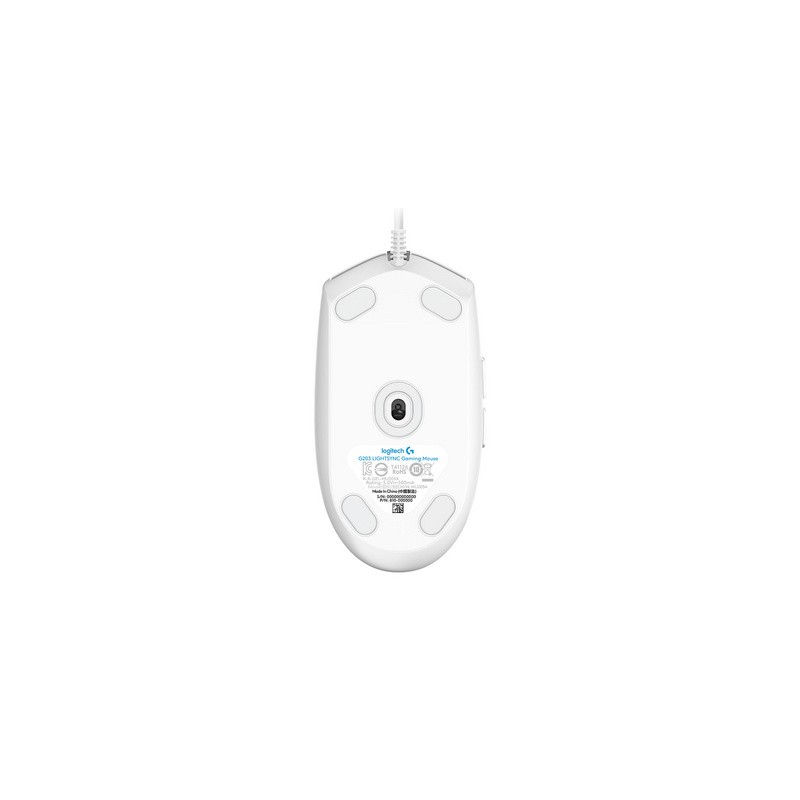 Miška Logitech G102 LIGHTSYNC, bela