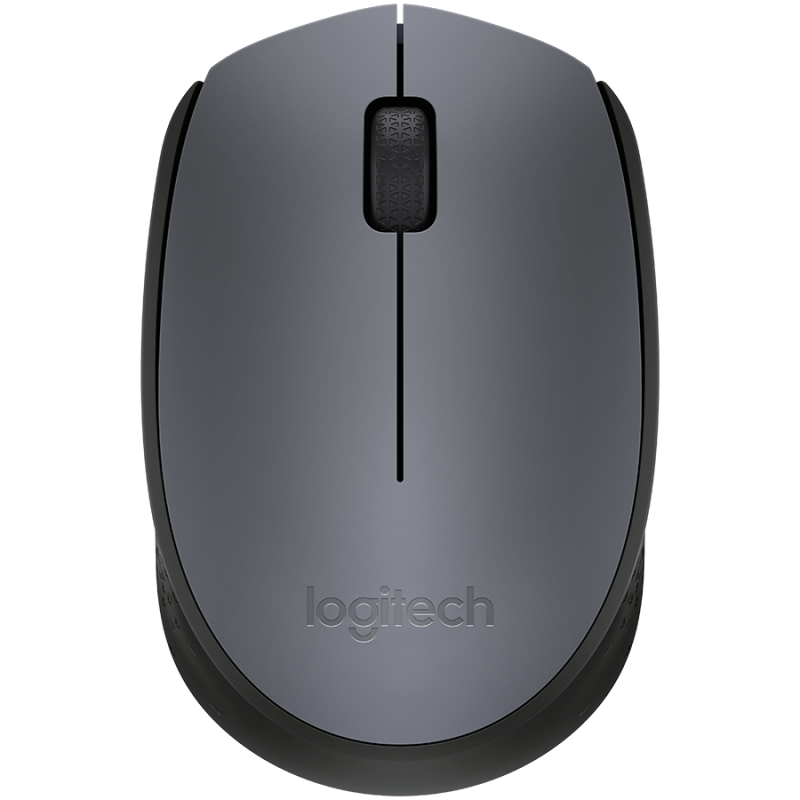 Miška brezžična optična Logitech M170, siva