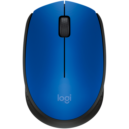 Miška za prenosnik brezžična Logitech M171, modra, 910-004640