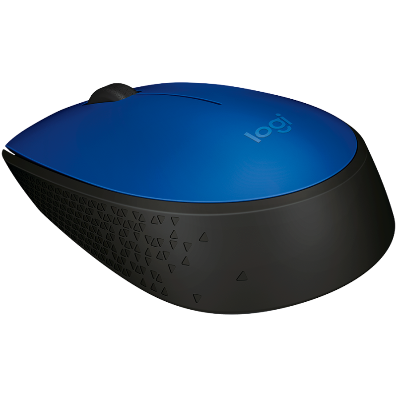 Miška za prenosnik brezžična Logitech M171, modra, 910-004640