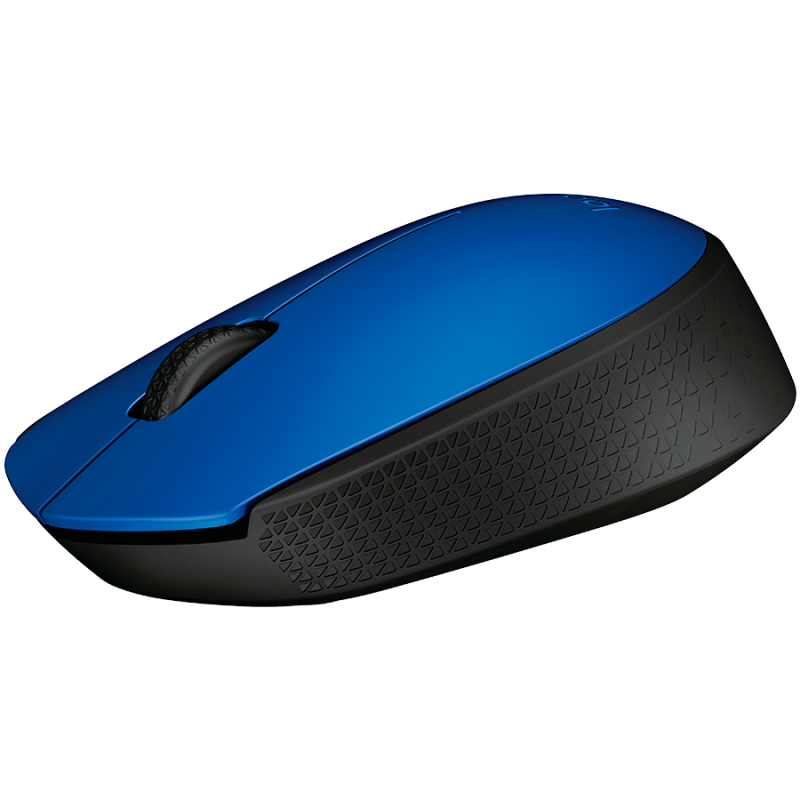 Miška za prenosnik brezžična Logitech M171, modra, 910-004640