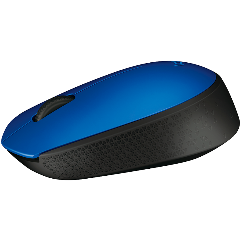 Miška za prenosnik brezžična Logitech M171, modra, 910-004640