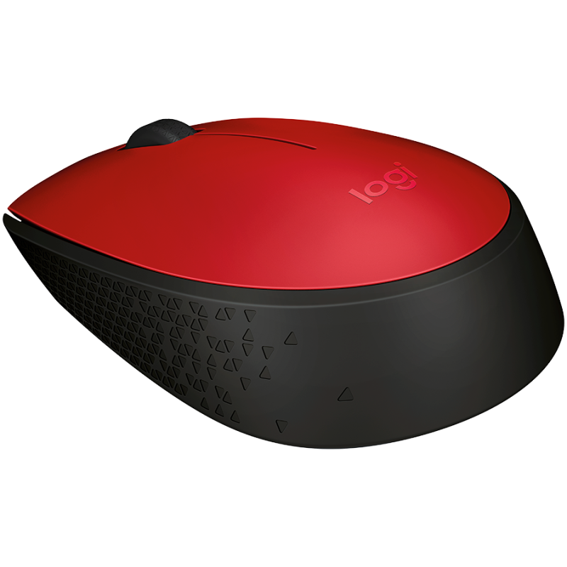 Miška za prenosnik brezžična Logitech M171, rdeča, 910-004641