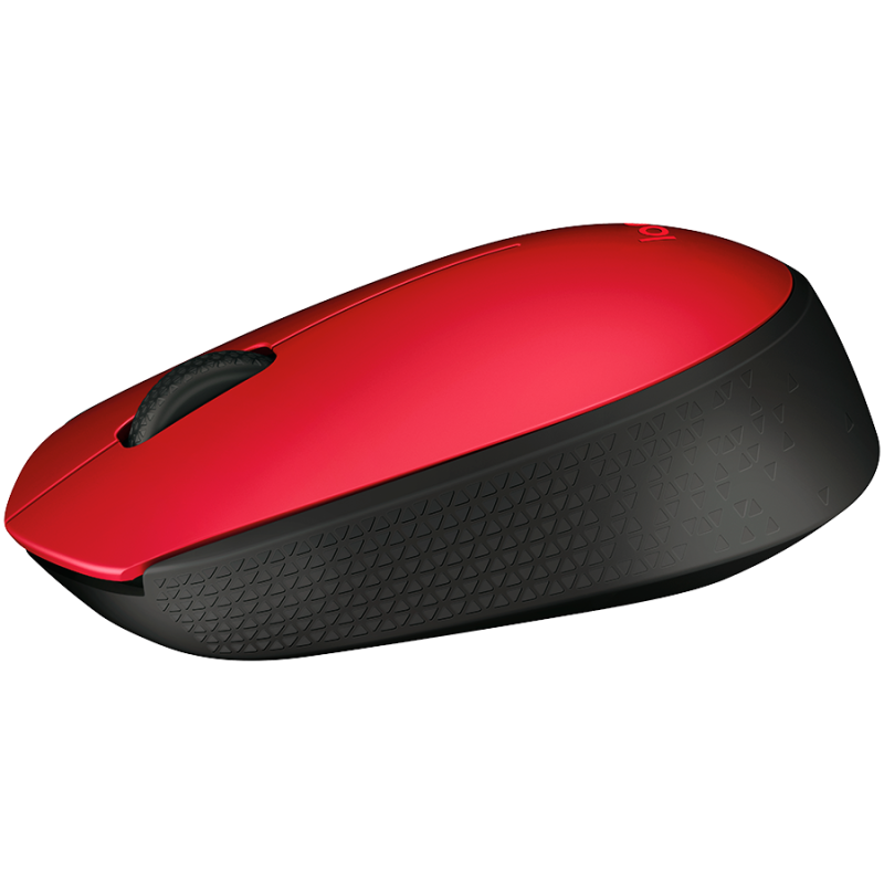 Miška za prenosnik brezžična Logitech M171, rdeča, 910-004641