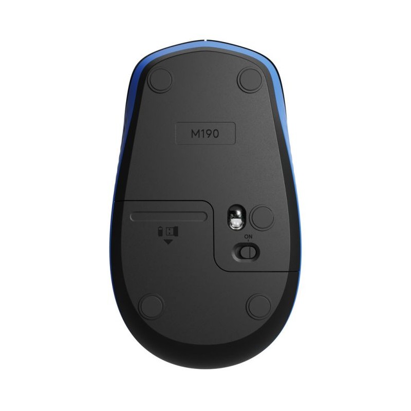 Miška Logitech M190 Wireless, modra