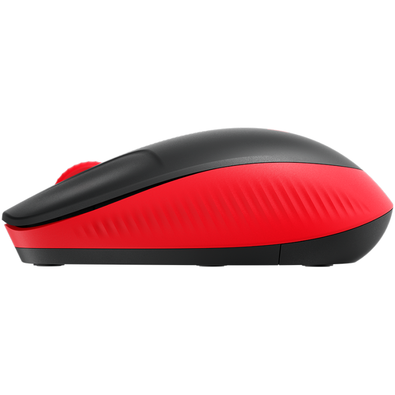 Miška Logitech M190 Wireless, rdeča