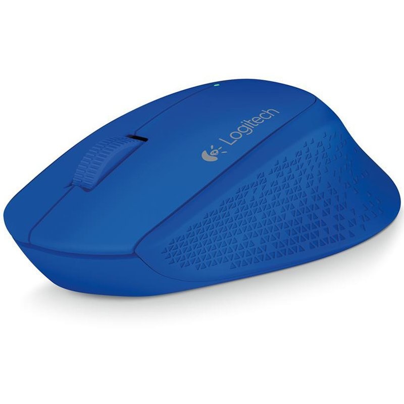 Miška za prenosnik brezžična optična Logitech M280, modra