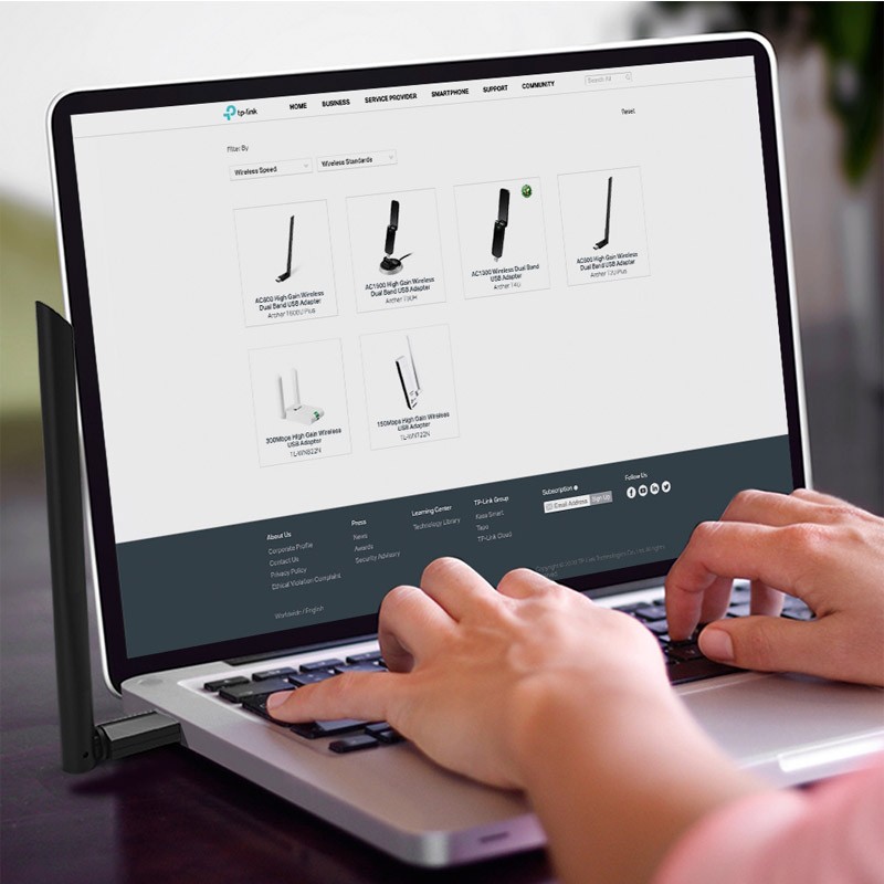 Brezžična mrežna kartica TP-LINK Archer T3U Plus, 1300 Mbps, USB
