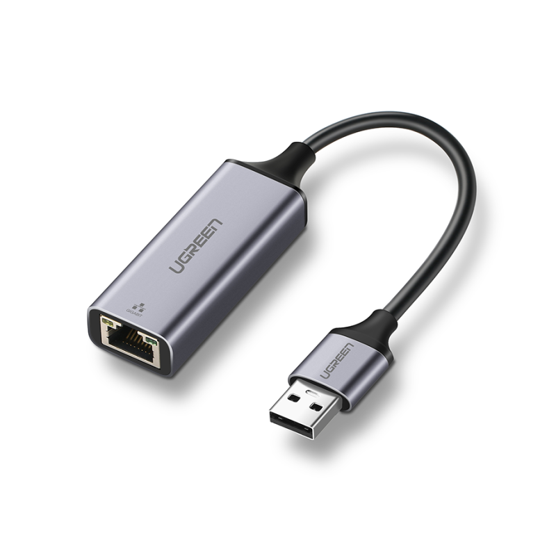 Ugreen USB 3.0 Gigabit Ethernet Adapter mrežna kartica siv
