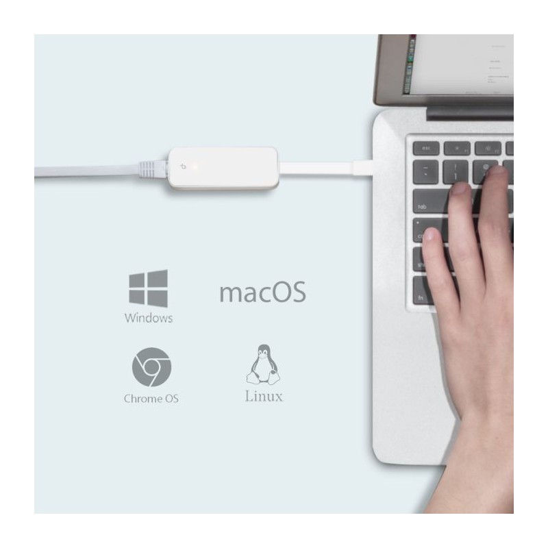 Adapter TP-LINK UE300C USB-C na RJ45 Gigabit Ethernet