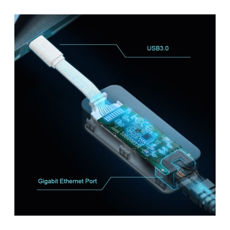 Adapter TP-LINK UE300C USB-C na RJ45 Gigabit Ethernet
