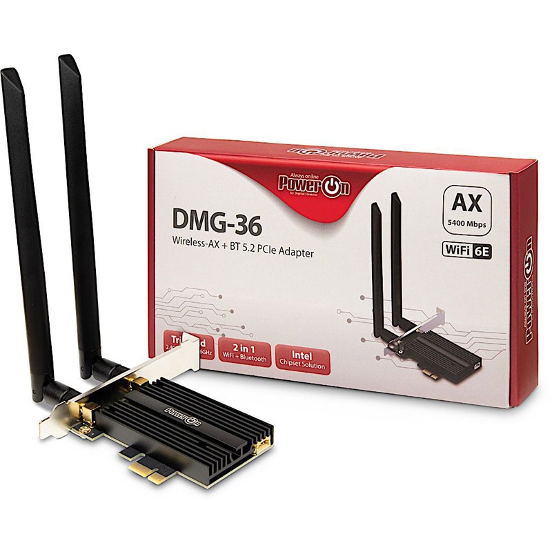 Brezžična mrežna kartica INTER-TECH DMG-36