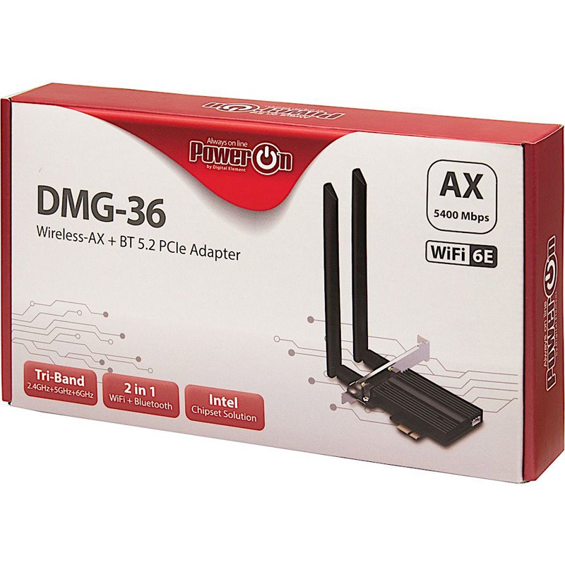 Brezžična mrežna kartica INTER-TECH DMG-36