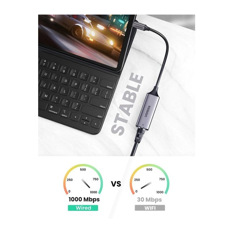 Mrežna kartica Ugreen USB-C 10/100/1000 - box