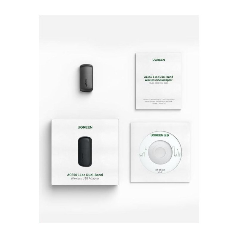 Adapter Ugreen AC650 Dual Band USB WLAN