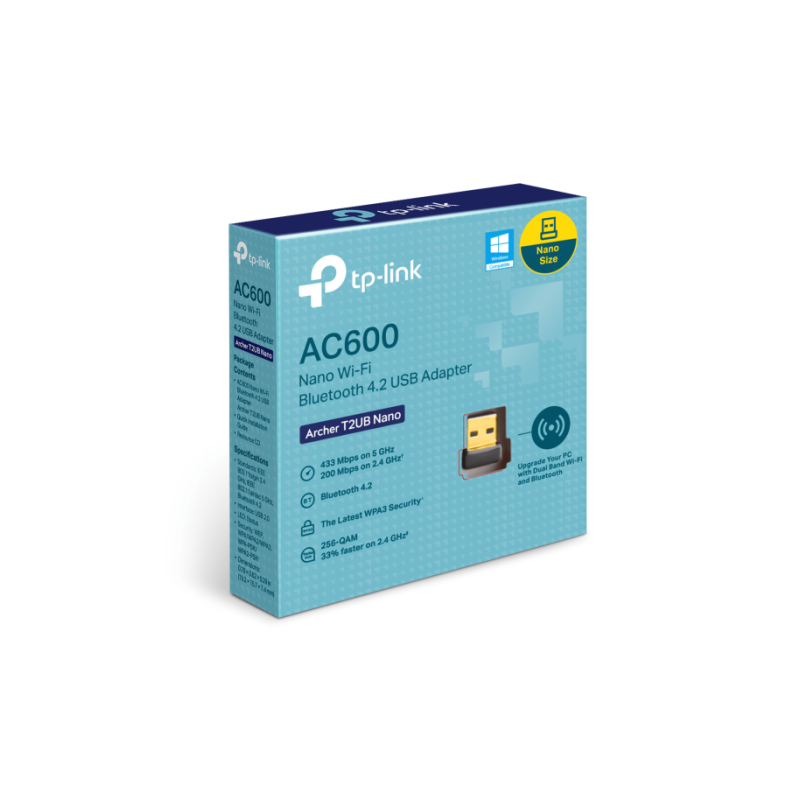 Brezžična mrežna kartica TP-LINK Archer T2UB Nano AC600