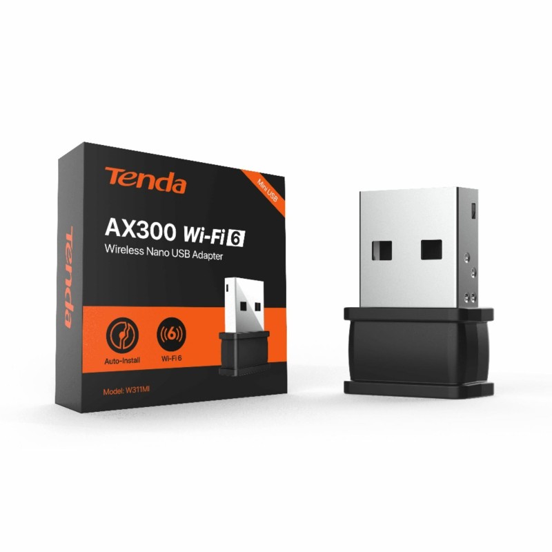 Adapter Tenda Wi-Fi6 AX USB 300Mb nano W311MI
