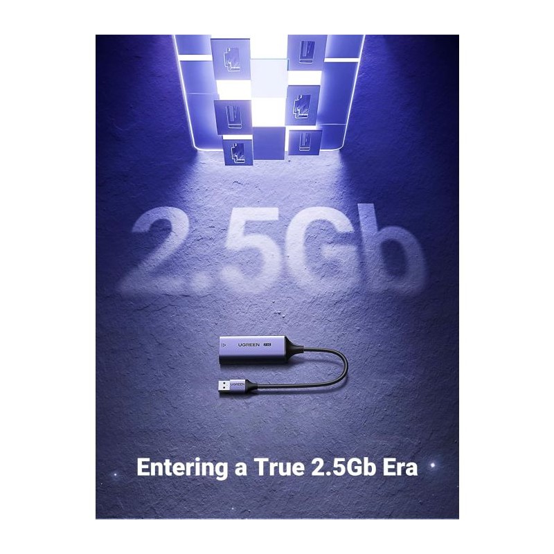 Mrežni adapter Ugreen 25051, USB-A na RJ45