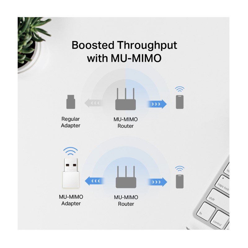 Brezžični mrežni adapter MERCUSYS MA30N, Wi-Fi 5, USB 2.0