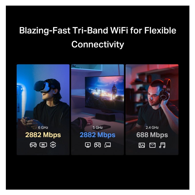 Brezžična mrežna kartica MERCUSYS MA37BE, WiFi 7, Bluetooth 5.4, PCIe