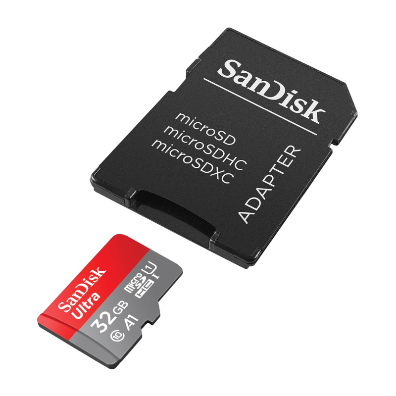 Spominska kartica micro SDHC 32GB C10 UHS-1 A1, adapter, SanDisk Ultra 120 MB/s