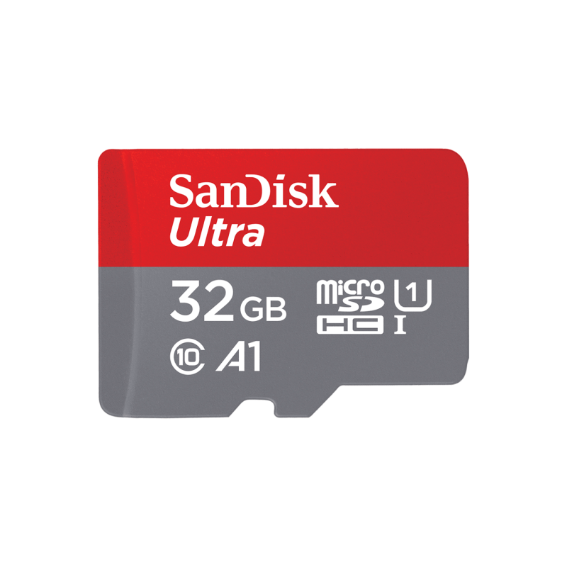 Spominska kartica micro SDHC 32GB C10 UHS-1 A1, adapter, SanDisk Ultra 120 MB/s