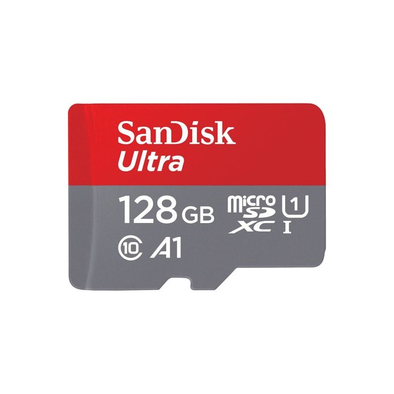 SanDisk Ultra microSDXC 128GB + SD Adapter 100MB/s Class 10 UHS-I