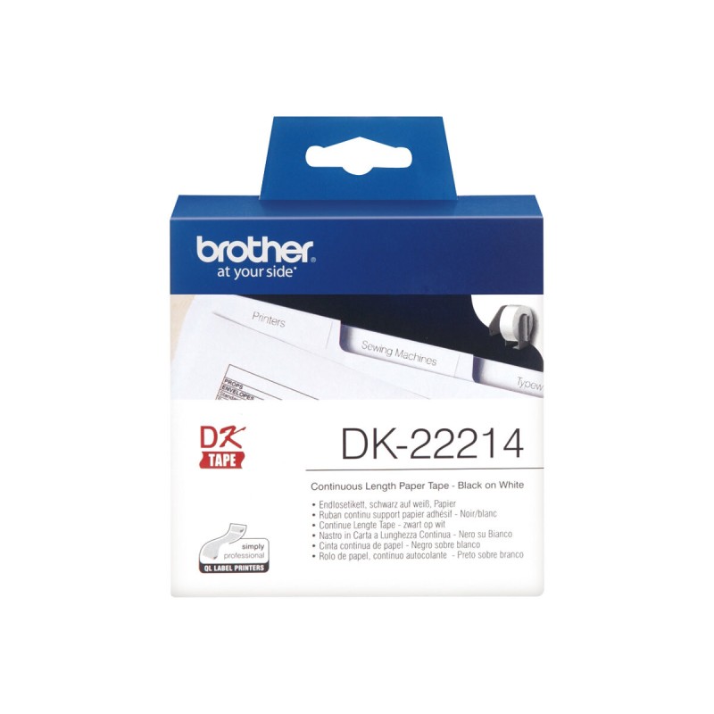 Brother DK22214 Neskončne nalepke - papir