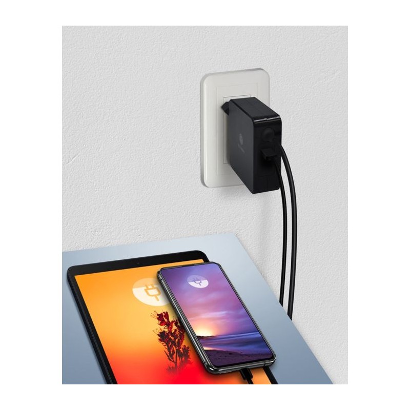 Napajalnik Icybox IB-PS101-PD, USB-C