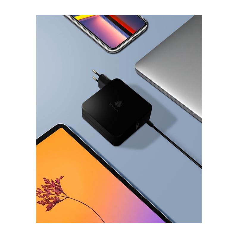 Napajalnik Icybox IB-PS101-PD, USB-C