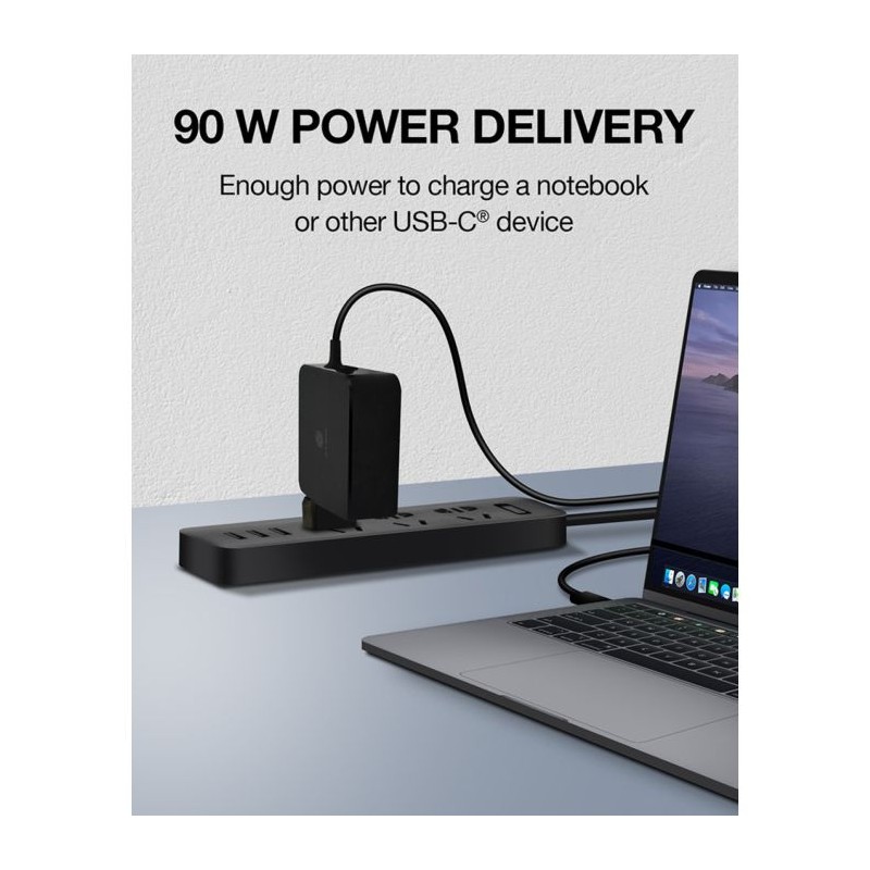 Napajalnik Icybox IB-PS101-PD, USB-C