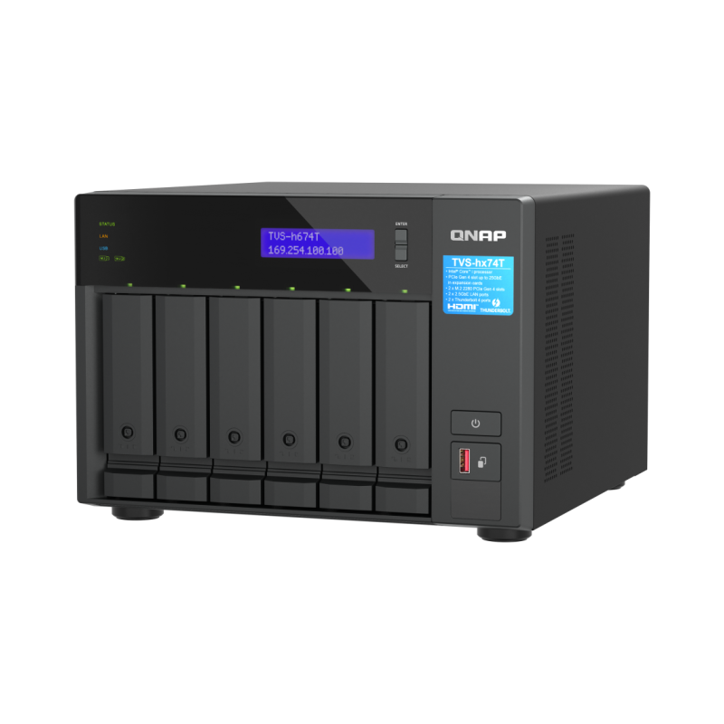 NAS strežnik QNAP za 6 diskov TVS-h674T-i5-32G