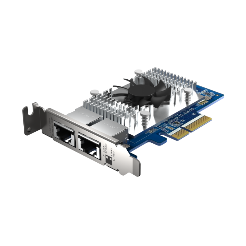 Mrežna kartica QNAP QXG-10G2T-X710 10GbE, 2-portna RJ45