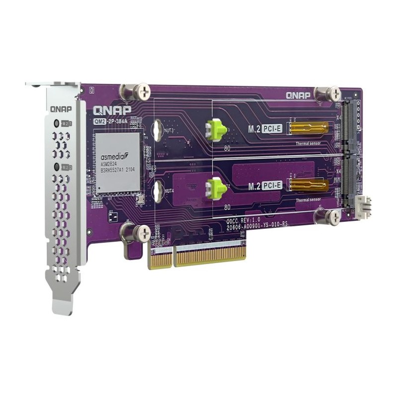 Razširitvena kartica QNAP QM2-2P-384A PCIe za M.2 SSD