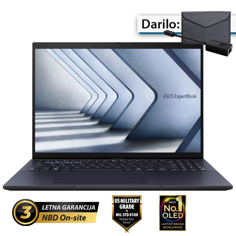 Prenosnik ASUS ExpertBook B9 Core 5-120U, 16GB, 1TB, W11P