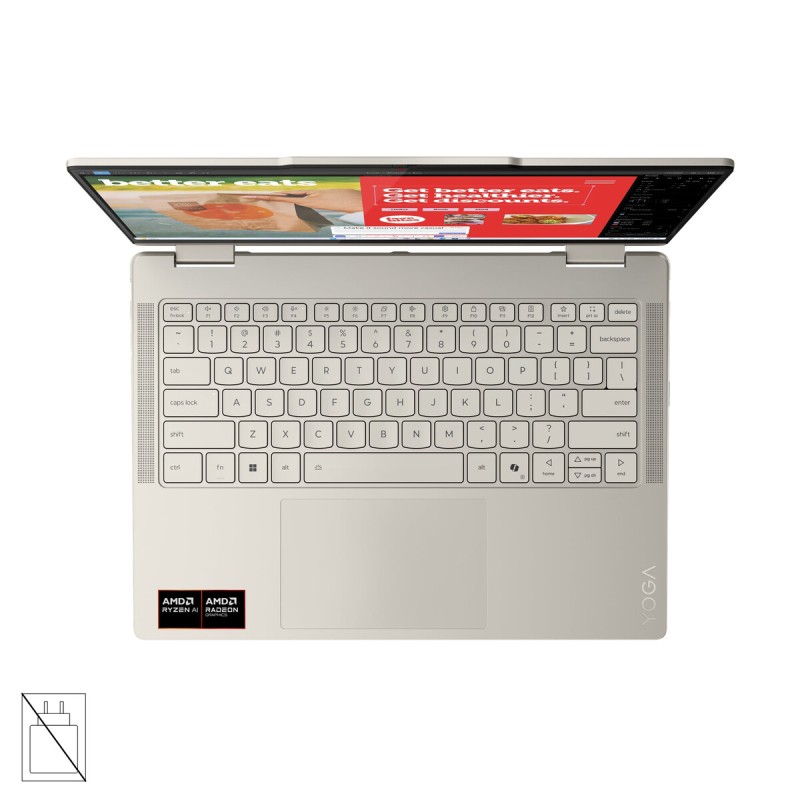 Prenosnik Lenovo Yoga 7 2-v-1 Ryzen AI 5 340, 24GB, 1TB, W11H, brez napajalnika