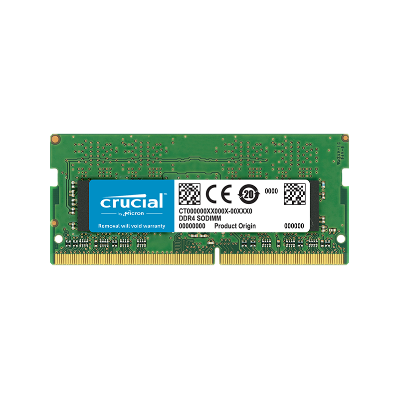 Pomnilnik SODIMM DDR4 4GB 2400 CRUCIAL 1Rx8, CT4G4SFS824A